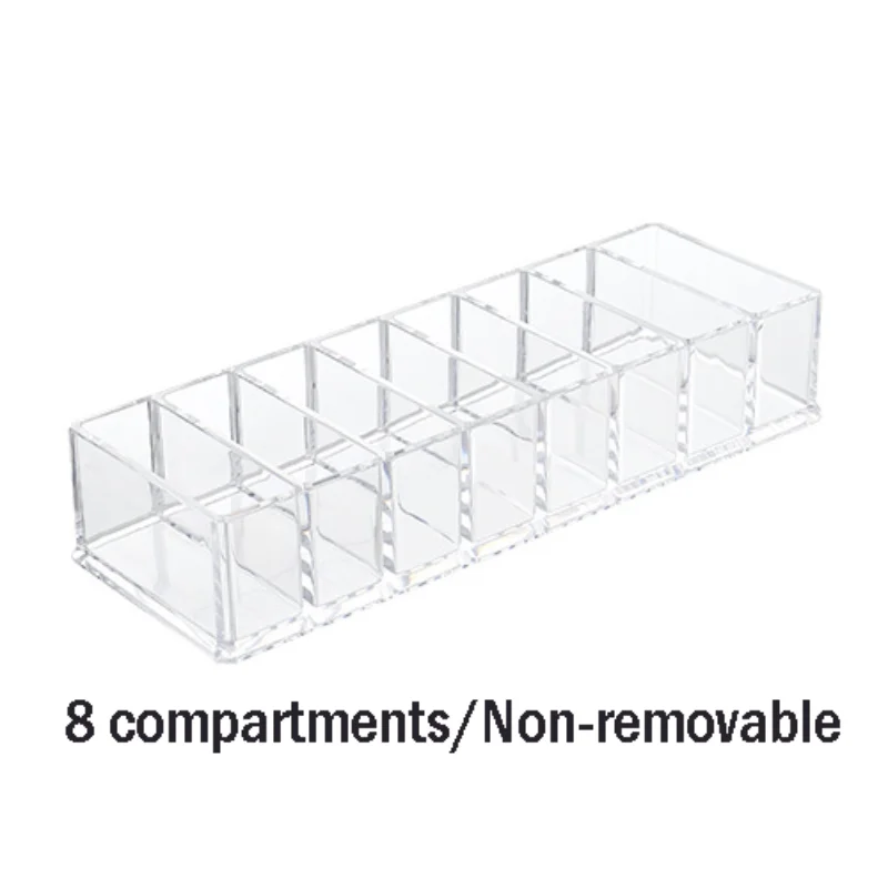 Transparent Acrylic Cosmetics Storage Box Makeup Holder Jewelry Make Up Organizer for Home Plastic Desktop Boxes | Дом и сад