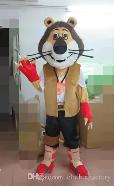 Новый персонаж для взрослых плюшевый костюм-талисман в виде Льва на Хэллоуин