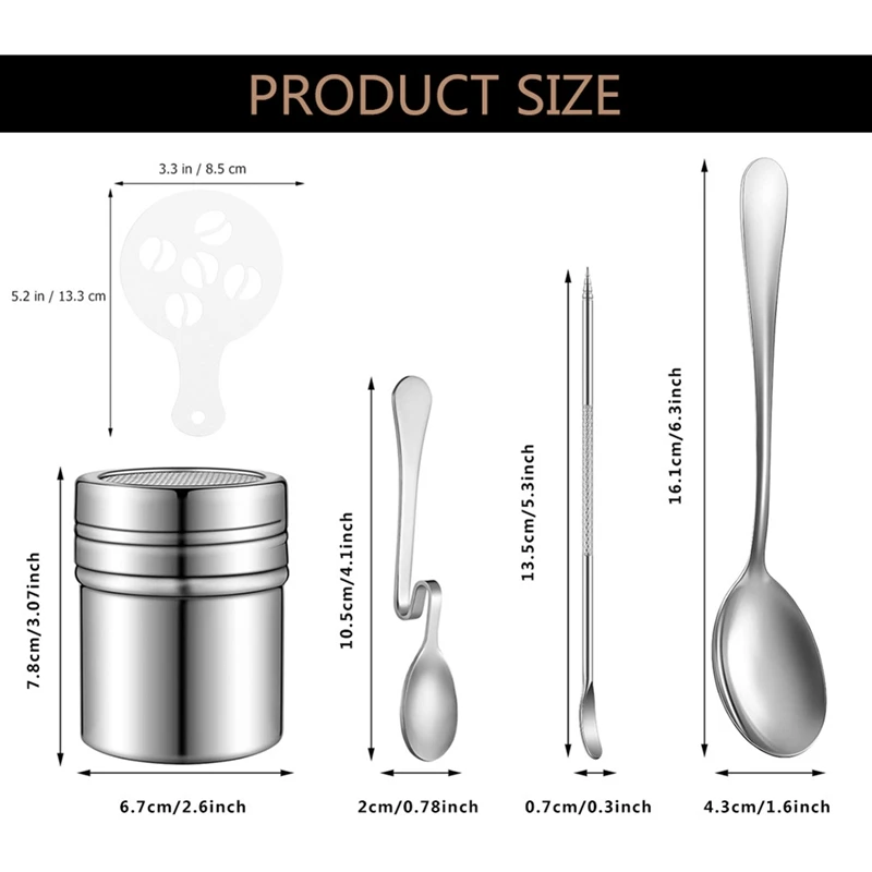22 шт. многоразовые трафареты для украшения кофе