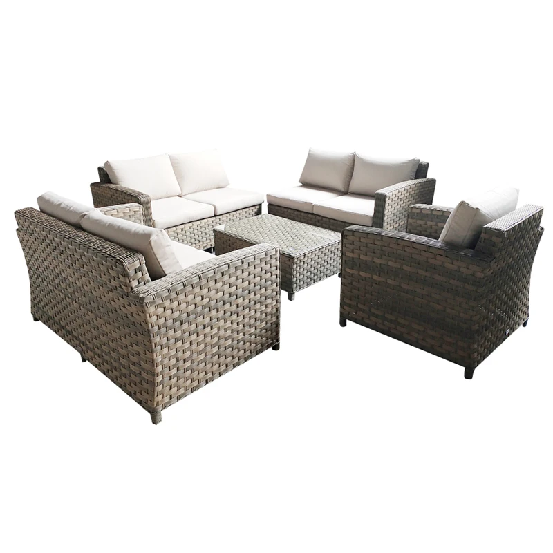 

High Quality Patio Rattan Furniture Portable Garden Ratan Furniture Set Garden Outdoor