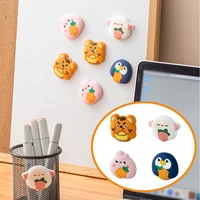 1pcs refrigerator magnets with cartoon cute animal wall household refrigerator magnets decorative magnetic stickers home decor
