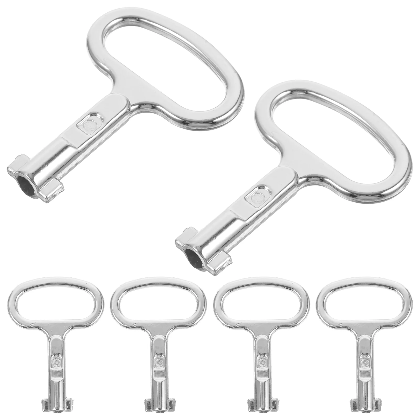 

6pcs Cabinet Spanners Keys Utility Keys Electric Cabinet Keys Water Meter Valves Keys