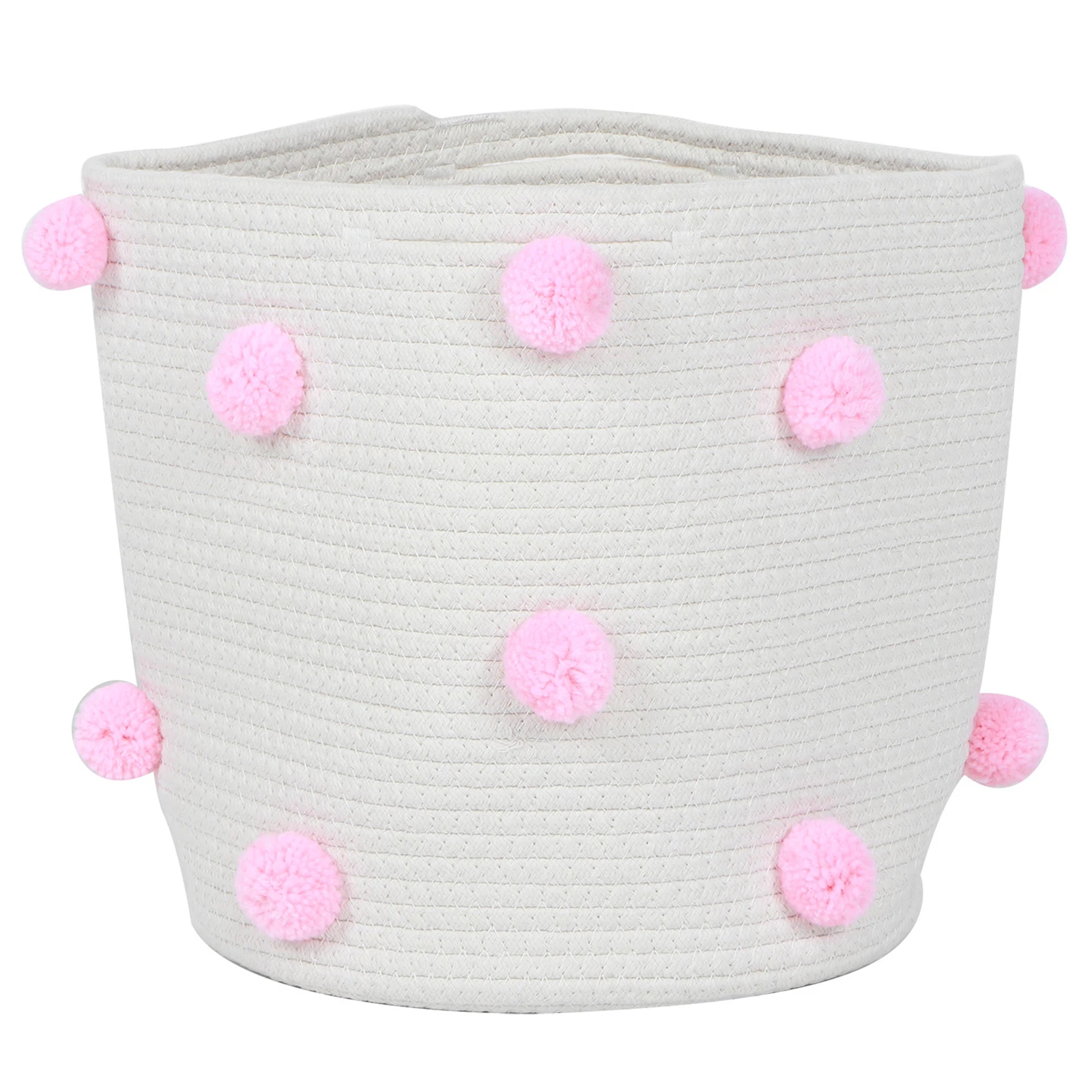 

Storage Basket Decorative Cotton Rope Storage Basket Kids Toys Organizer Bin Living Room Floor Decor Basket cotton cotton