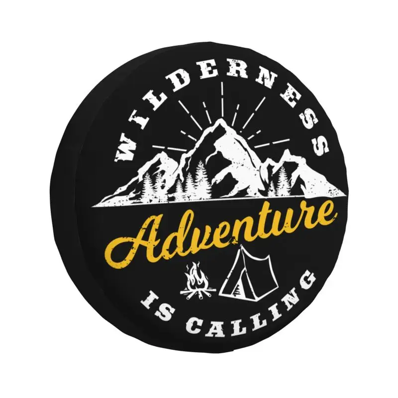 

Wilderness Adventure Calling Spare Tire Cover for Honda CRV Explore Camping Travel 4WD 4x4 SUV Car Wheel Protectors 14" 15" Inch