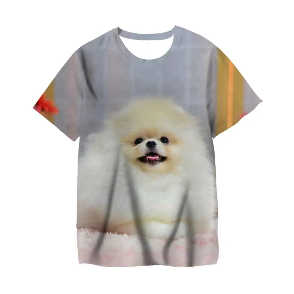 

2022 Dog 3D Printed Oversized T-shirt Men Women Summer Fashion Casual Cute Short Sleeve Unisex Harajuku Streetwear Cool Tops