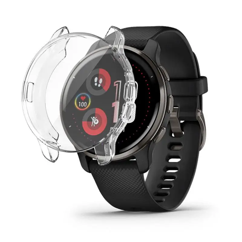 Чехол для смарт-часов из мягкого ТПУ с прозрачной защитой