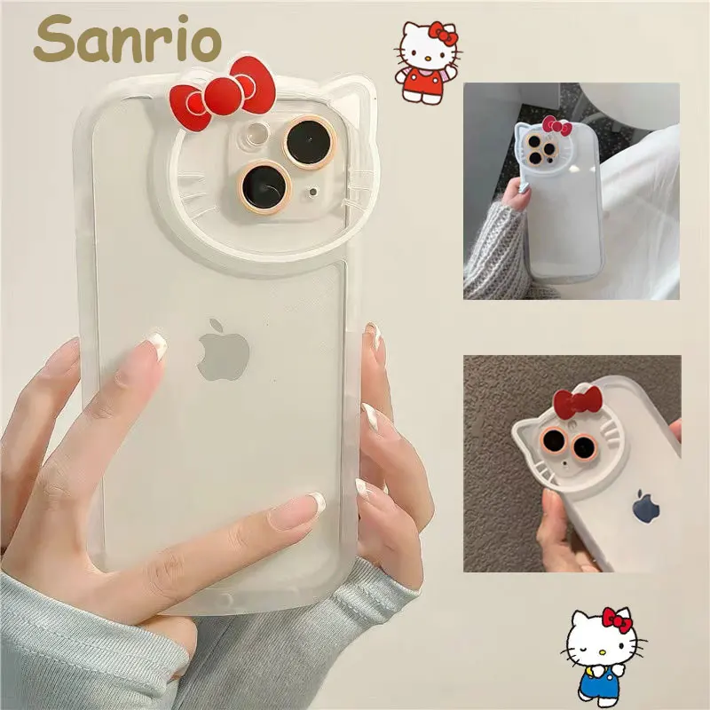 

Милый мягкий чехол с рисунком Hello Kitty для IPhone 11 12 13 14