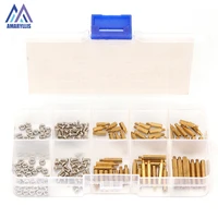 m2 hex spacing screw male female standoff screw copper spacer stainless steel bolts nuts assortment kit 180pcsset m2t092