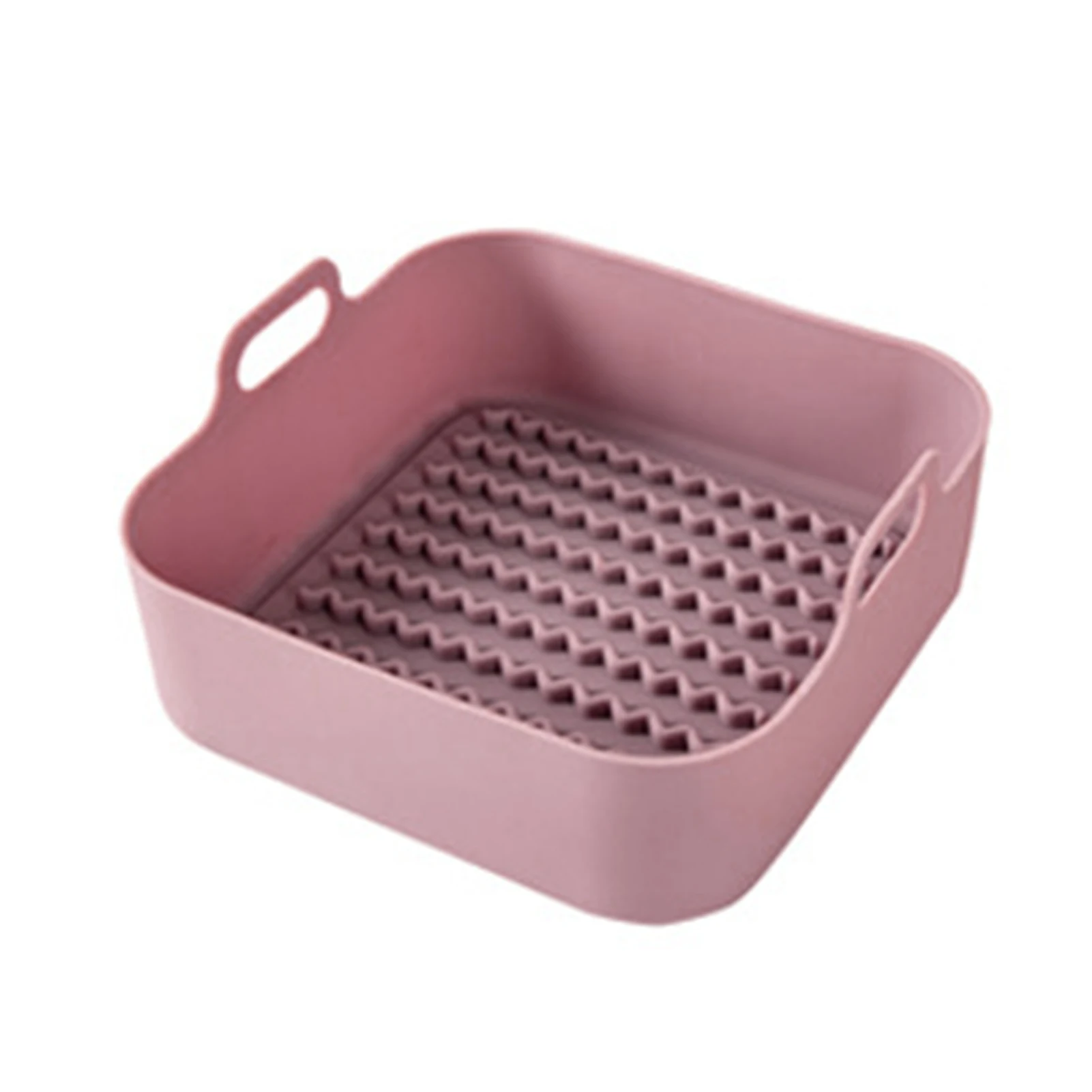 

Многофункциональная Съемная кухонная антипригарная термофритюрница для микроволновой печи силиконовый горшок с ручкой Квадратные аксесс...