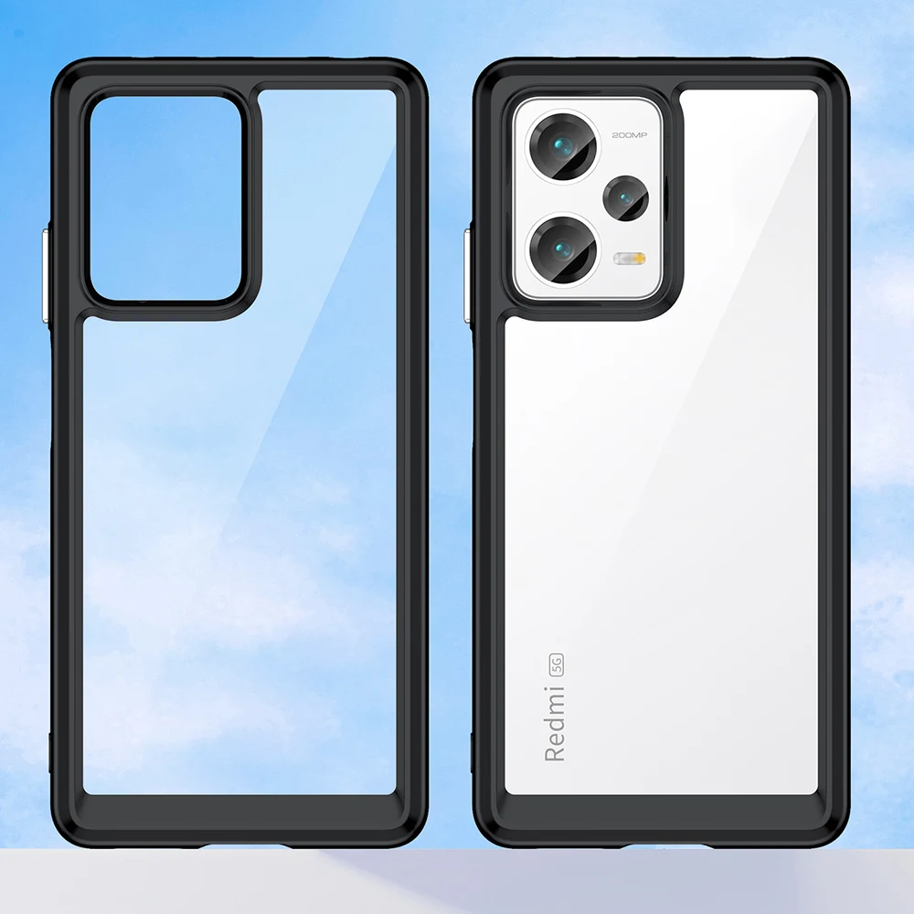 Противоударный армированный чехол для Xiaomi Redmi Note 12 Pro Plus с полной защитой на 360