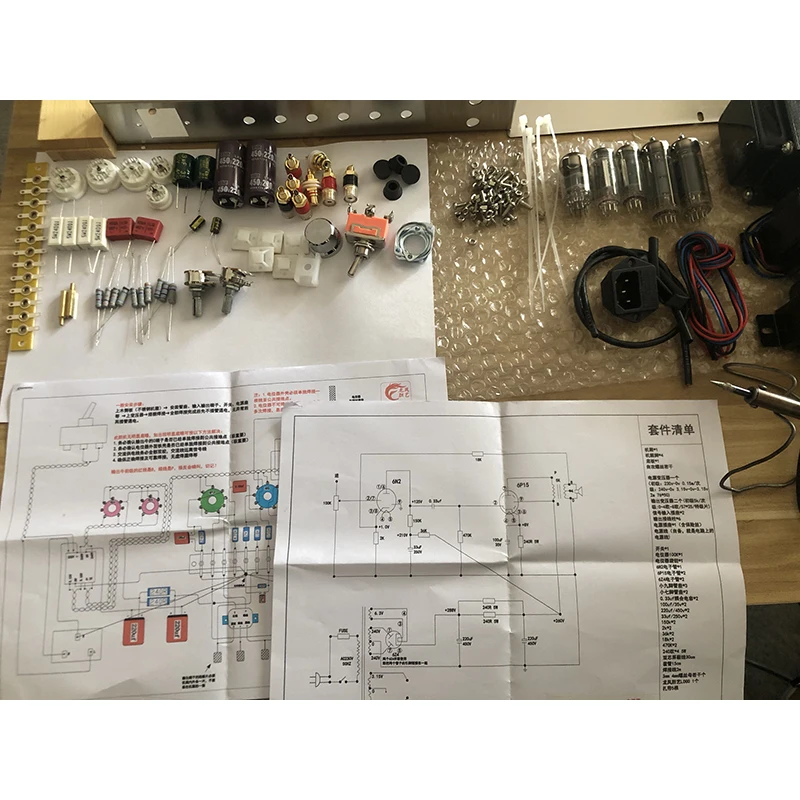 Вакуумный трубчатый усилитель Lyele Audio 6n2 6p15 комплект сделай сам Hi-Fi класса А