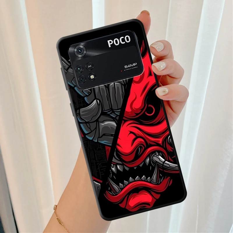 Фото Креативный чехол-накладка Creative Samurai для телефонов Xiaomi Poco F8, C61, C71, M3, M4, M7 Pro, F1, X3, X4, X5, X7 Pro, C50, F3, M5, C75 №3