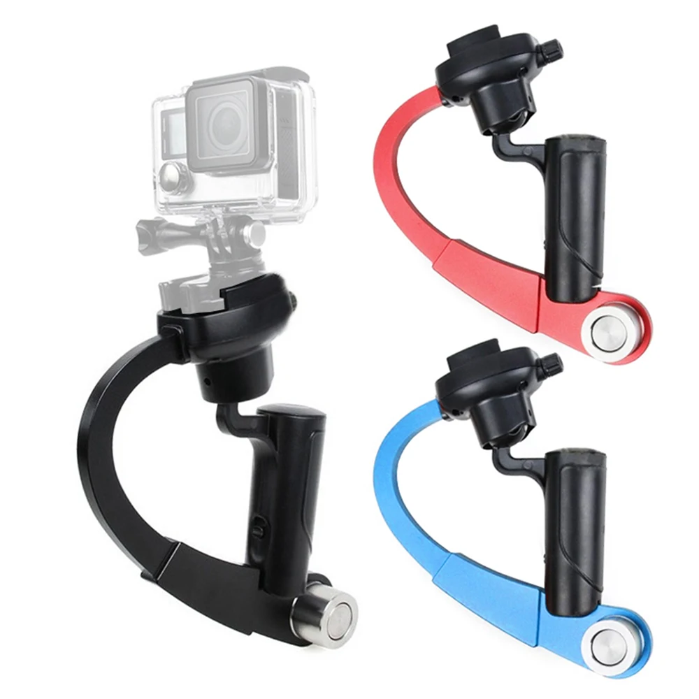 Sports camera Mini Handheld Gimbal Video Stabilizer for Gopro Hero 10 9 8 7 6 5 4 for SJCAM for Xiaoyi for eken AA images - 6