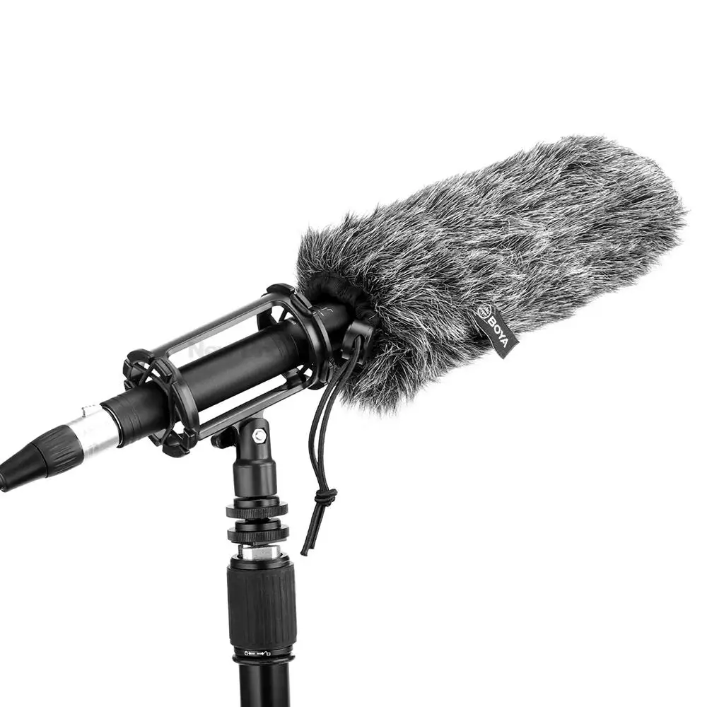 

BOYA BY-BM6060 Professional Shotgun Microphone Super-Cardioid Condenser Mic for Filming Canon Nikon Sony Video DSLR Video Studio