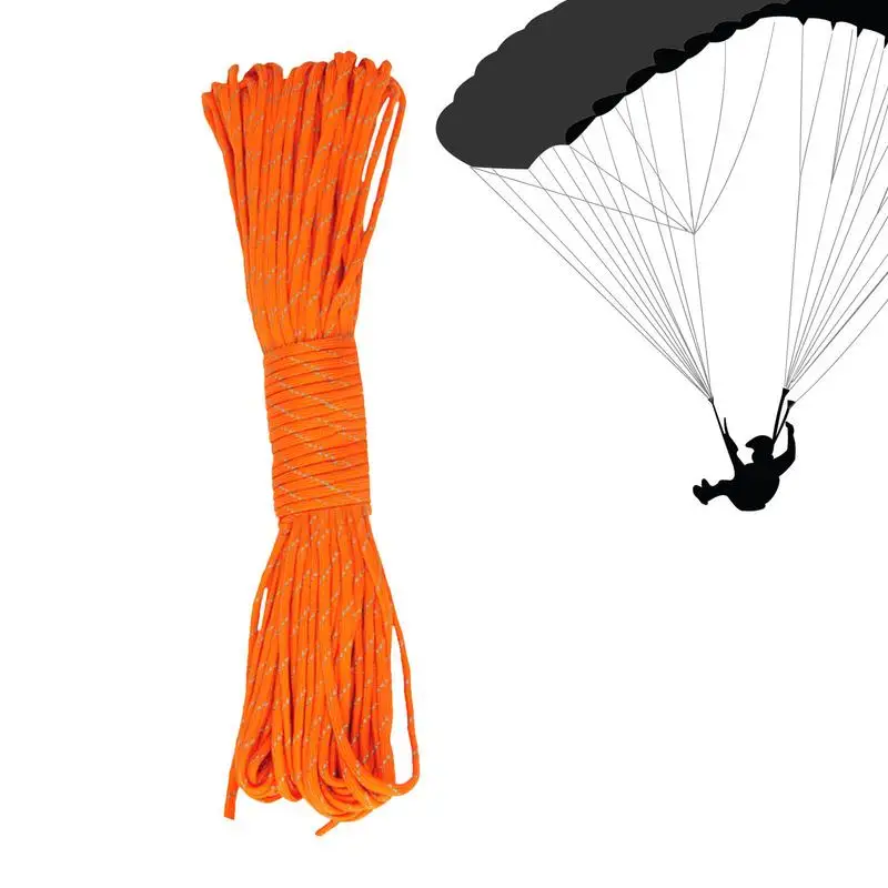 

31M/100FT Parachute Cord Outdoor Tent Rope Paracord For Survival Lanyard Camping Climbing Hiking Clothesline Tent Accessories