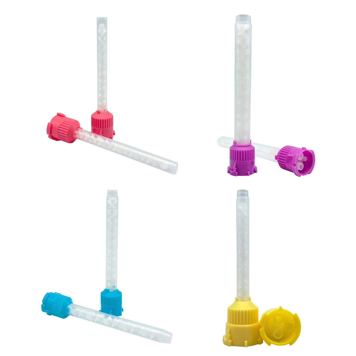 50 шт./лот наконечники для смешивания зубов оттискные материалы лабораторные