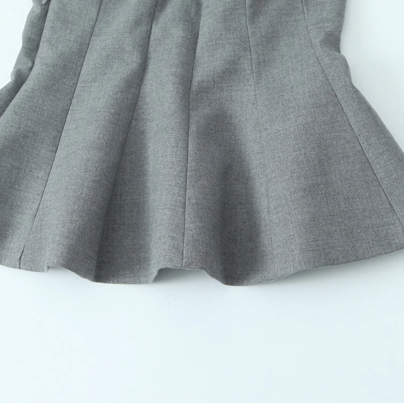 TRAF Топ женский черный полиэстер