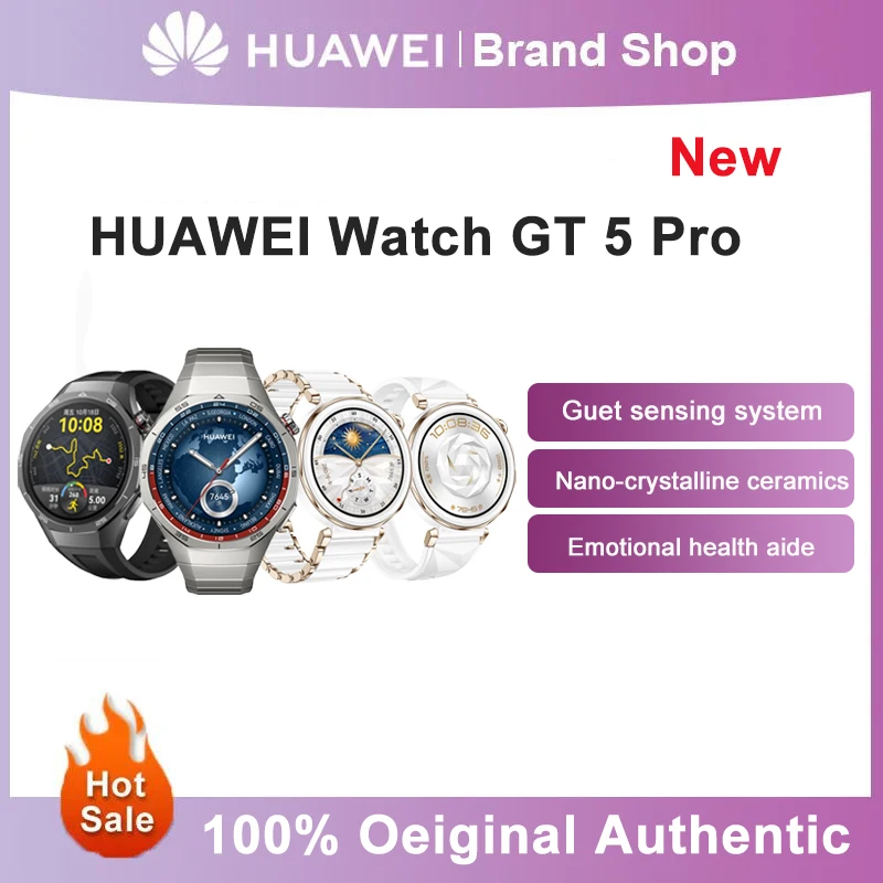 Смарт-часы Huawei WATCH GT 5 Pro умные часы с системой распознавания Xuanji
