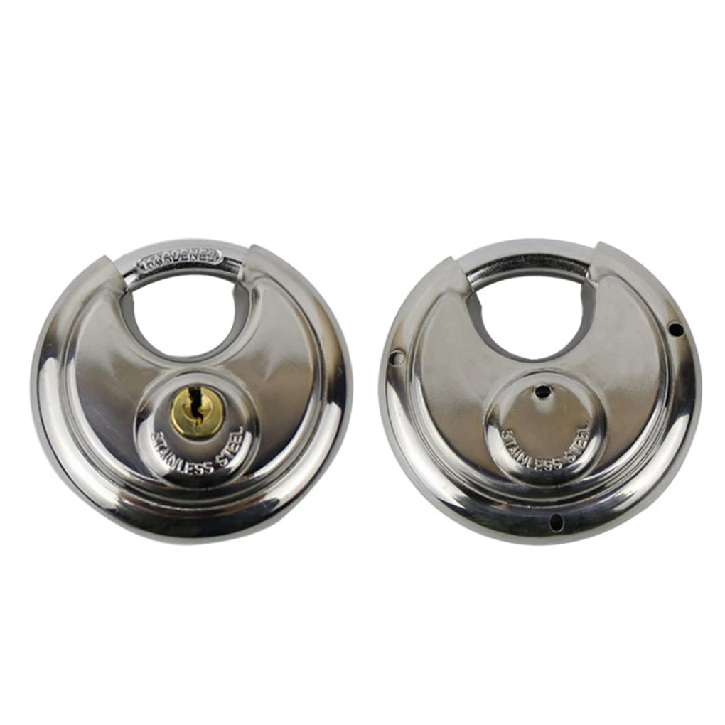 

Большой многофункциональный сверхпрочный замок Discus с 2 ключами для склада, товары для помещений