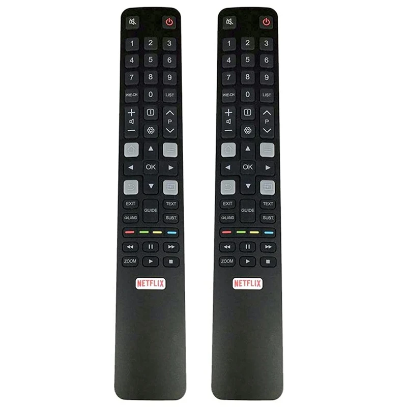 

2X пульт дистанционного управления RC802N YUI2 для TCL Smart TV 32S6000S 40S6000FS 43S6000FS U55P6006 U65P6006 U49P6006 U43P6006 U65S9906