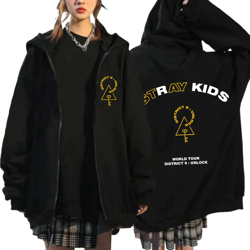 Толстовка на молнии с принтом уличный детский район Повседневный Кардиган