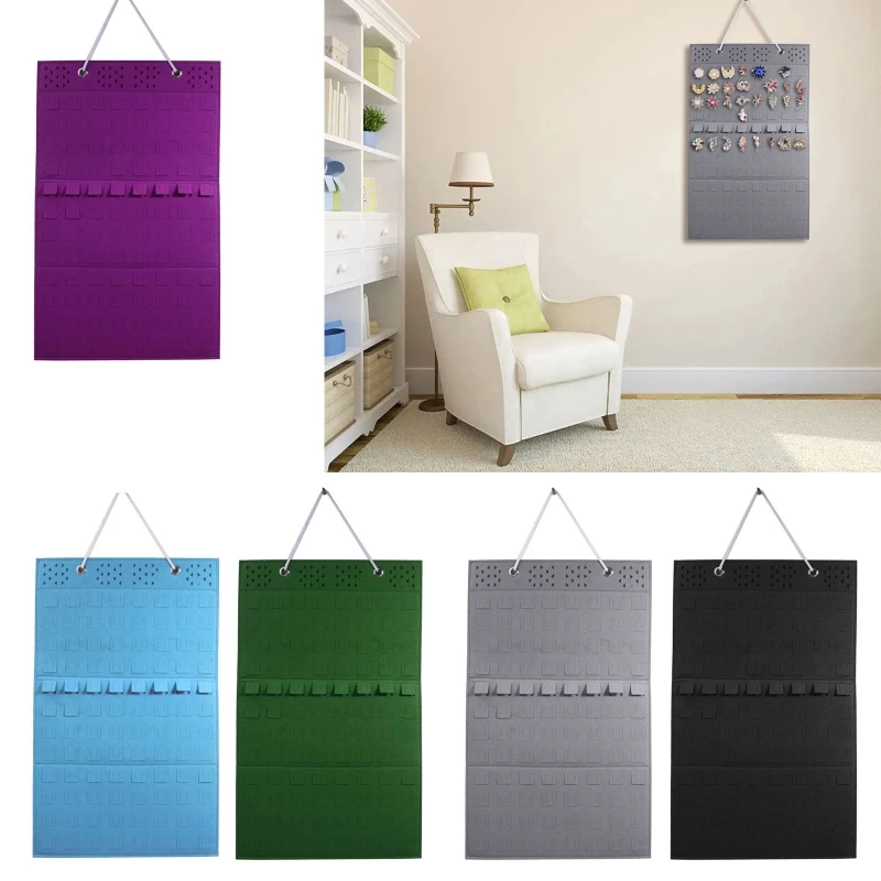 

Wall Pin Collection Storage Organizer Cute Pin Banner Case Hold Up to 96 Pins 124A