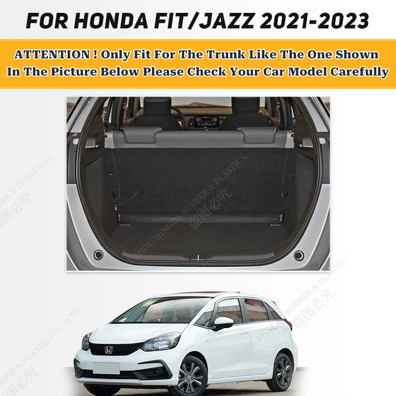 

Коврик в багажник автомобиля для HONDA Fit \ JAZZ 2021 2022 2023, индивидуальный 3D окружающий дизайн, водонепроницаемые автомобильные аксессуары, украшение интерьера автомобиля