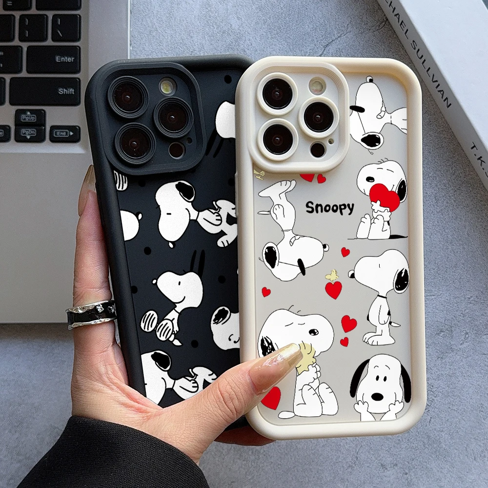 Чехол для телефона Cool Anime Snoopys Xiaomi Redmi 14C 13 13C 12 12C K50 K40 10C 10 9T 9C 9A K30 4G 5G с мягкой задней