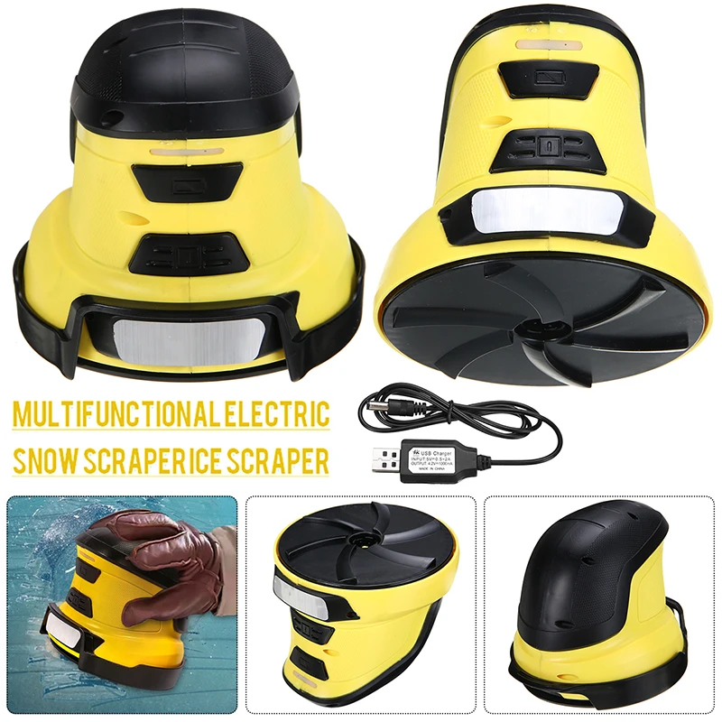 

1pc Electric Snow Scraper Multi-functional Car Window Windshield Deicer Portable Ice Scrapers Auto Wash Tool Accessories