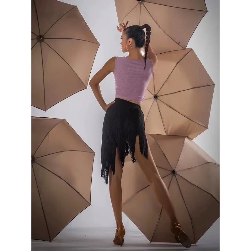 Дизайн с кисточками женское платье для латинских танцев женская юбка бальные