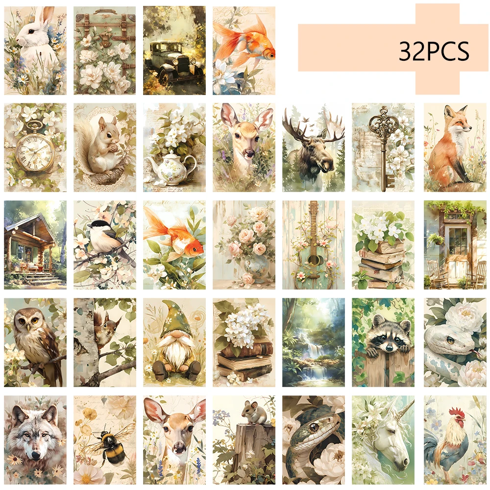 

Набор винтажных иллюстраций