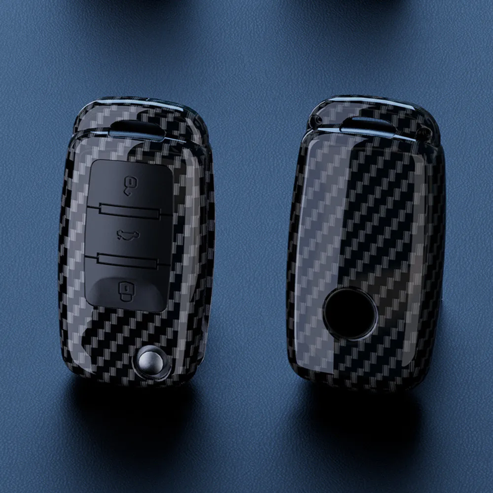 

Suitable for Volkswagen Tiguan L key set Sagitar Baolai Lavida plus Tuyue Tuang X Tange Tanyue car carbon fiber shell buckle