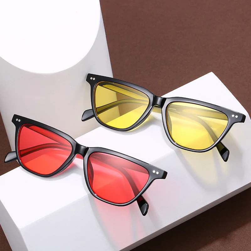 

2023 модные пластиковые квадратные солнцезащитные очки женские брендовые дизайнерские ретро винтажные мужские очки градиентные розовые солнцезащитные очки UV400