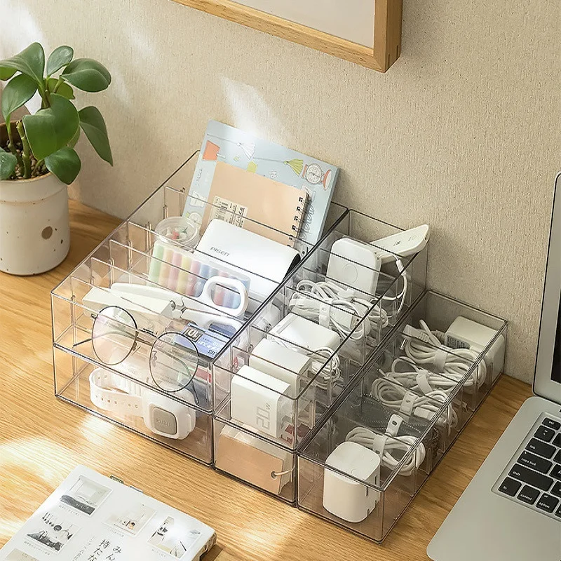 

Desktop data cable storage box, mobile phone charger charging cable, sorting out compartment power cord, winder storage box