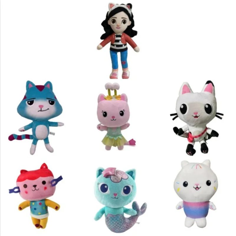 9 шт. плюшевый набор Габби кукольный домик кот волшебный игрушка меркэт Панди