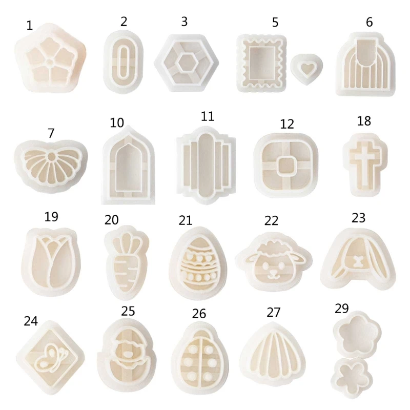 

R3MC полимерная фотография DIY Инструменты для изготовления ювелирных изделий Полимерная глина серьги резаки инструменты