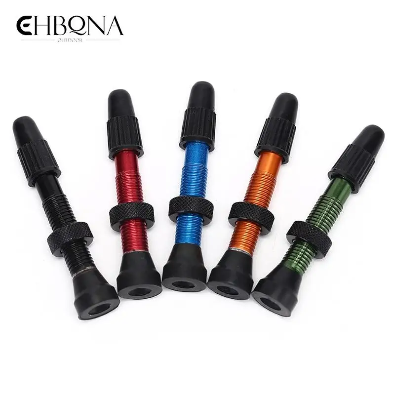 

MTB Road Bike No Tubes Tubeless Presta Aluminum Valves 1pc 50mm