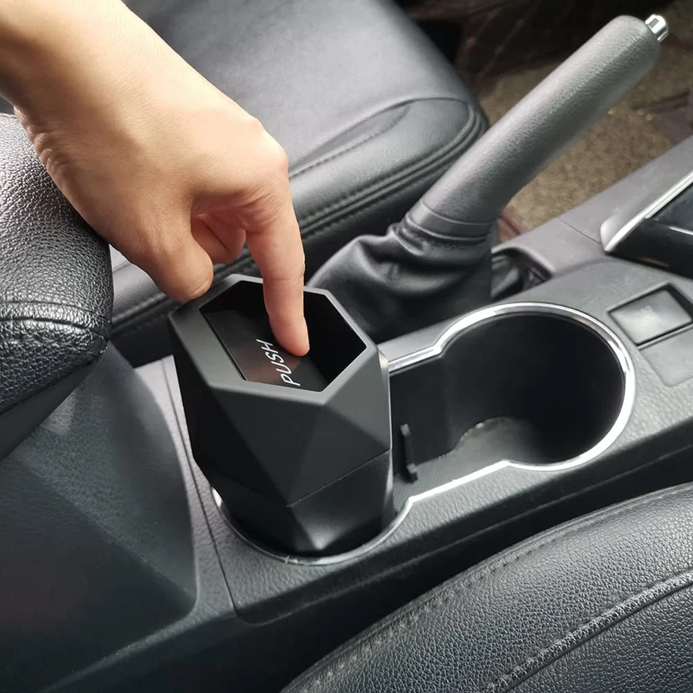 

Мусорная корзина для автомобиля, мусорная мини-корзина, внутренние автомобильные аксессуары, Детская модель с крышкой, 2 шт., Черная