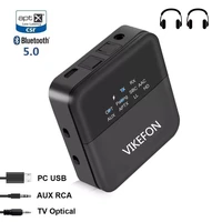 wireless auido receiver and transmitter 2 in 1 adapter for pc computer tv car stereo 3 5mm aux bluetooth compatible adaptor