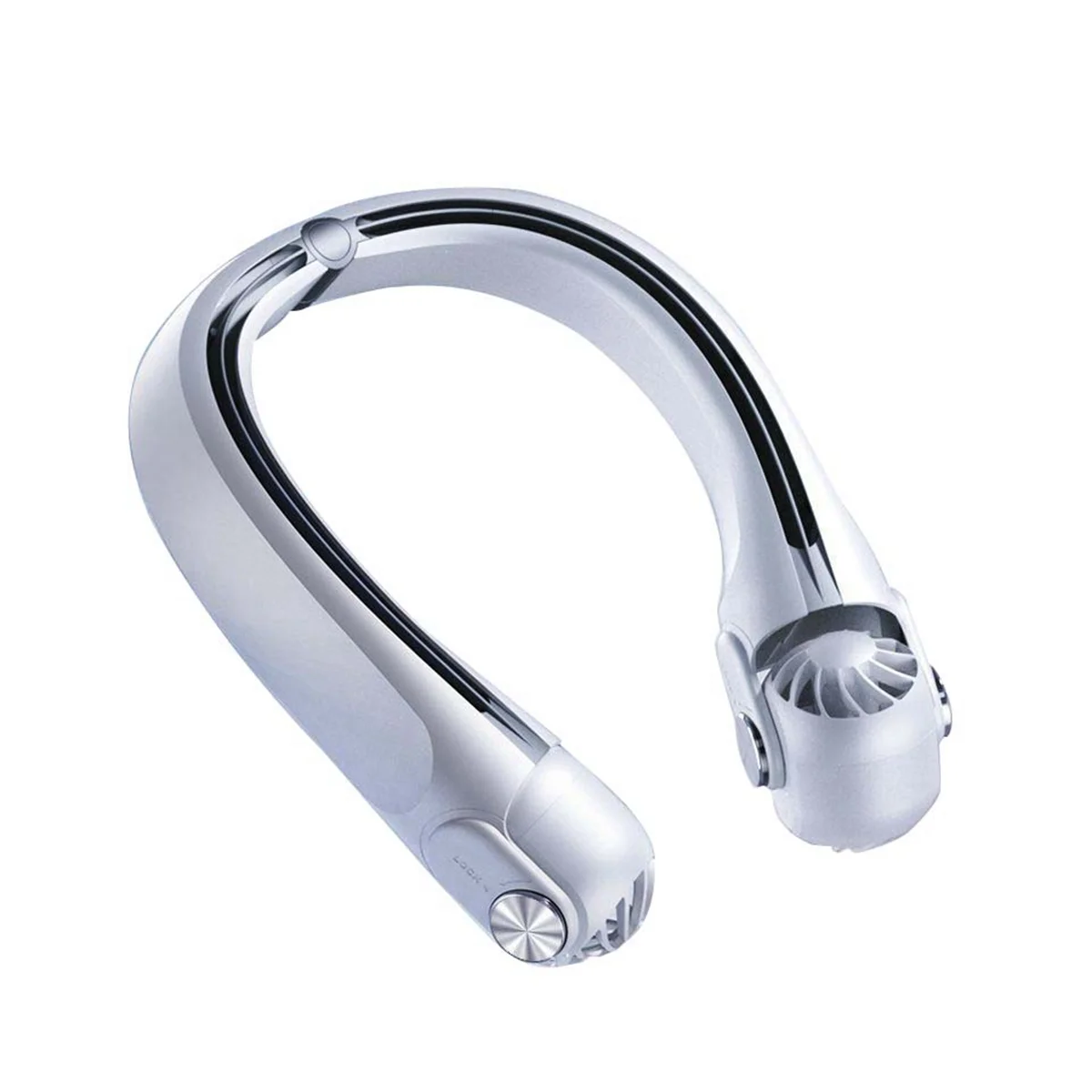 

Outdoor Small Rechargeable Leafless Hanging Neck Small Fan Hanging Neck Fan New Turbo Portable Fan