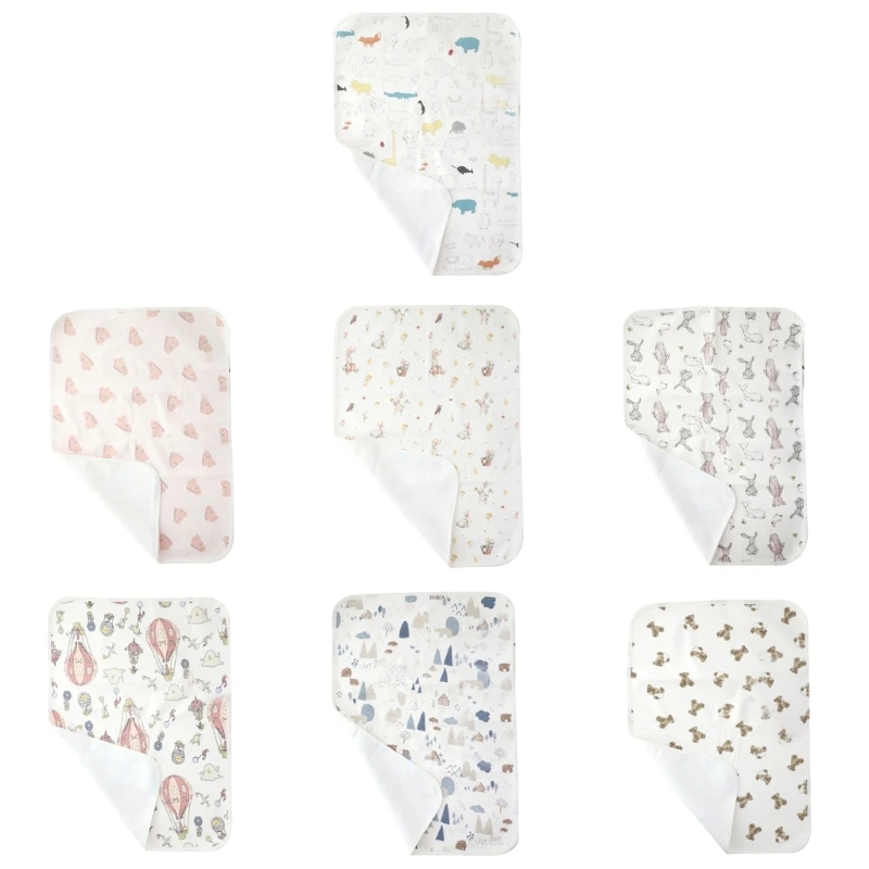 

Baby Bedding Diaper Changing Pad Reusable Infant Diaper Changing Mat Washable Urine Pad Waterproof Diaper Absorb Mats