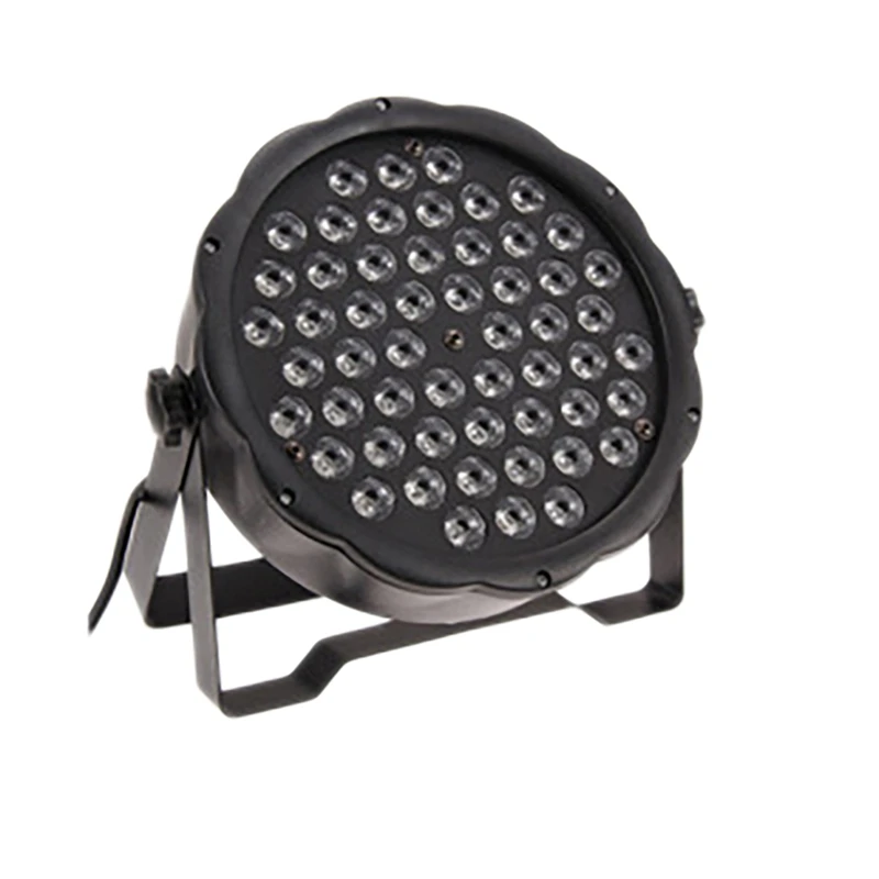 

LED Stage Light 54X3W RGB LED Par Light Dmx Dj Light Sound Activation With Bracket For Church Concert Party