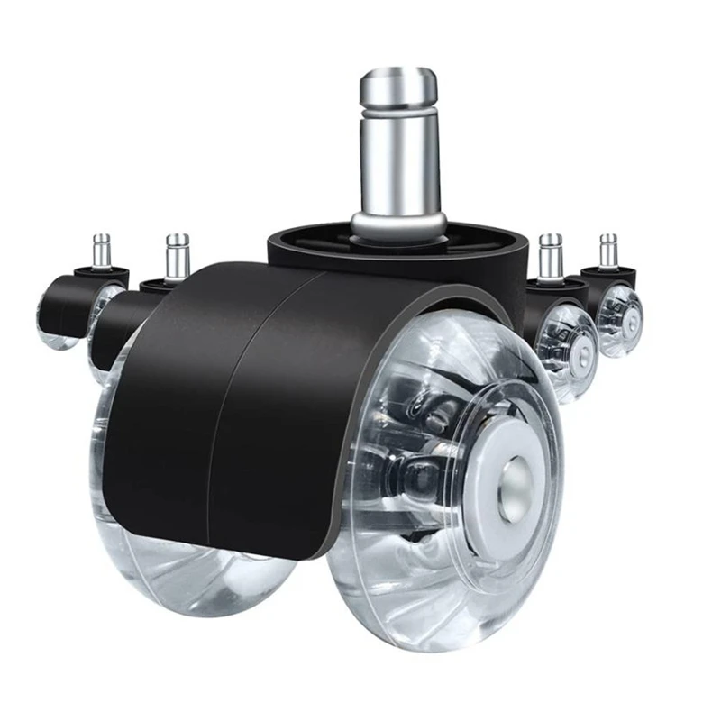 Ролики для офисных стульев 2 в сверхмощные Двойные ролики сменные двойные