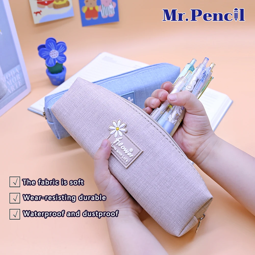Экономичный Портативный школьный пенал чехол для ручек и карандашей сумка