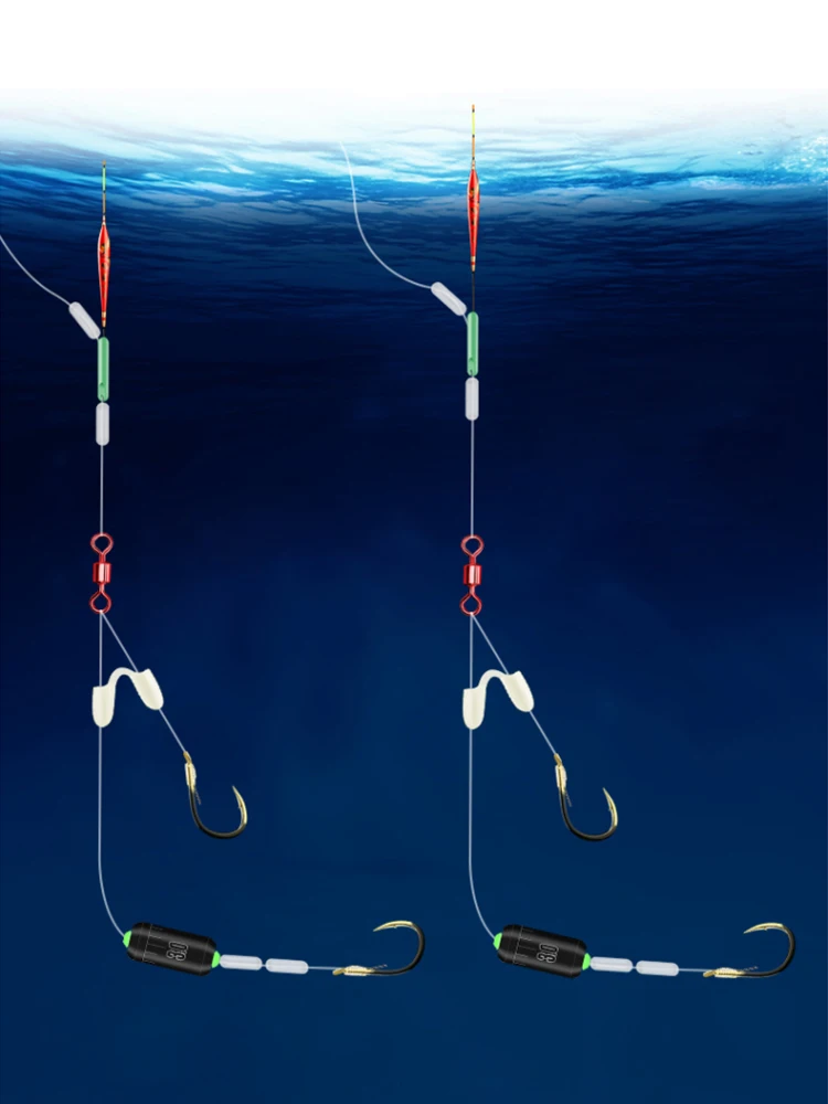 Новинка 5 шт./лот двойные крючки рыболовный крючок Япония с защелкой Вертлюг