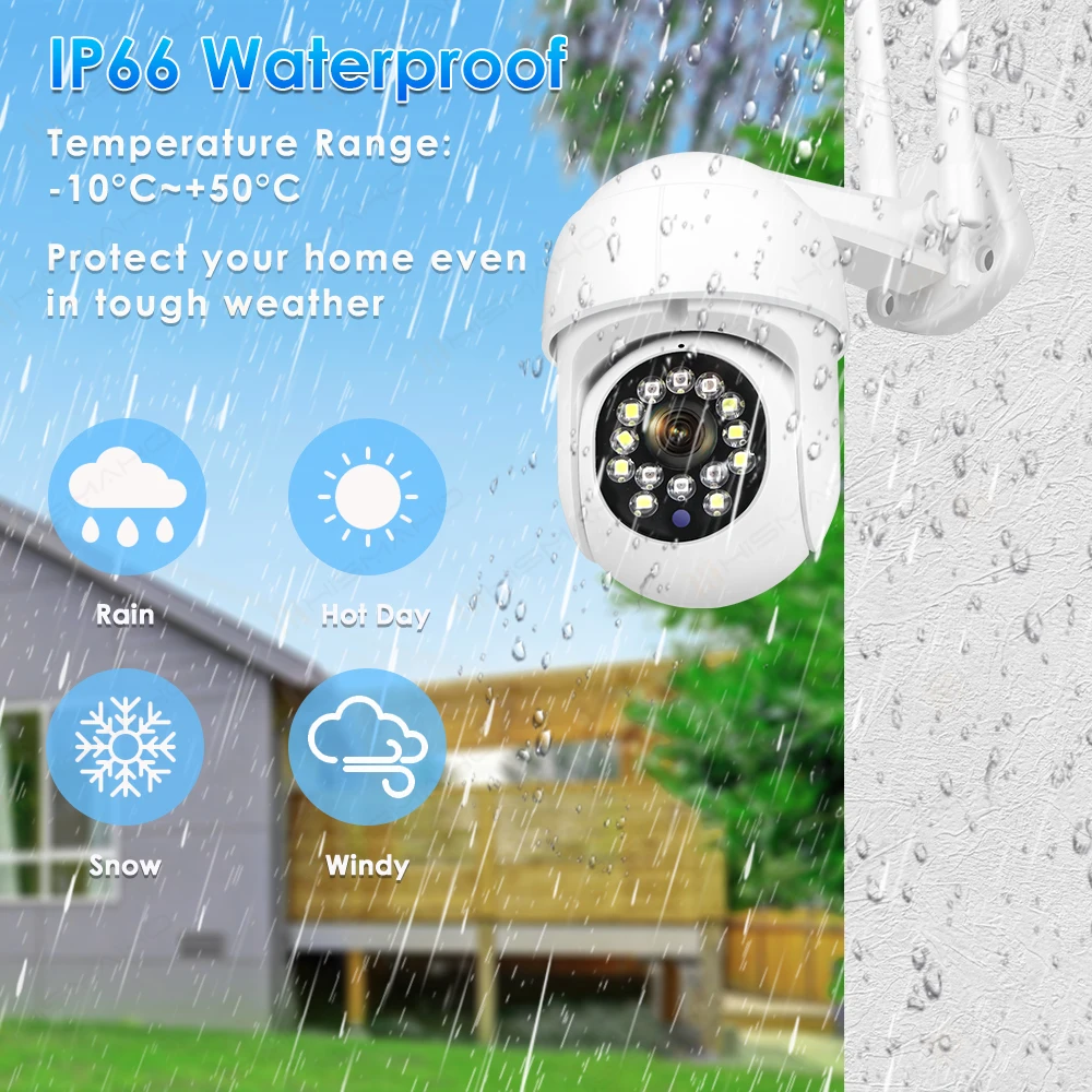 IP-камера Yoosee компактная уличная Wi-Fi 1080P HD автоматическое отслеживание |