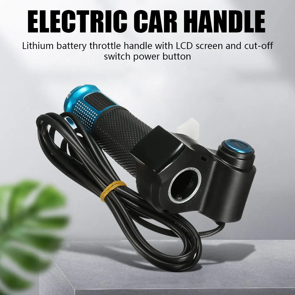 

Рукоятка управления дроссельной заслонкой для электровелосипеда, 12-84 в