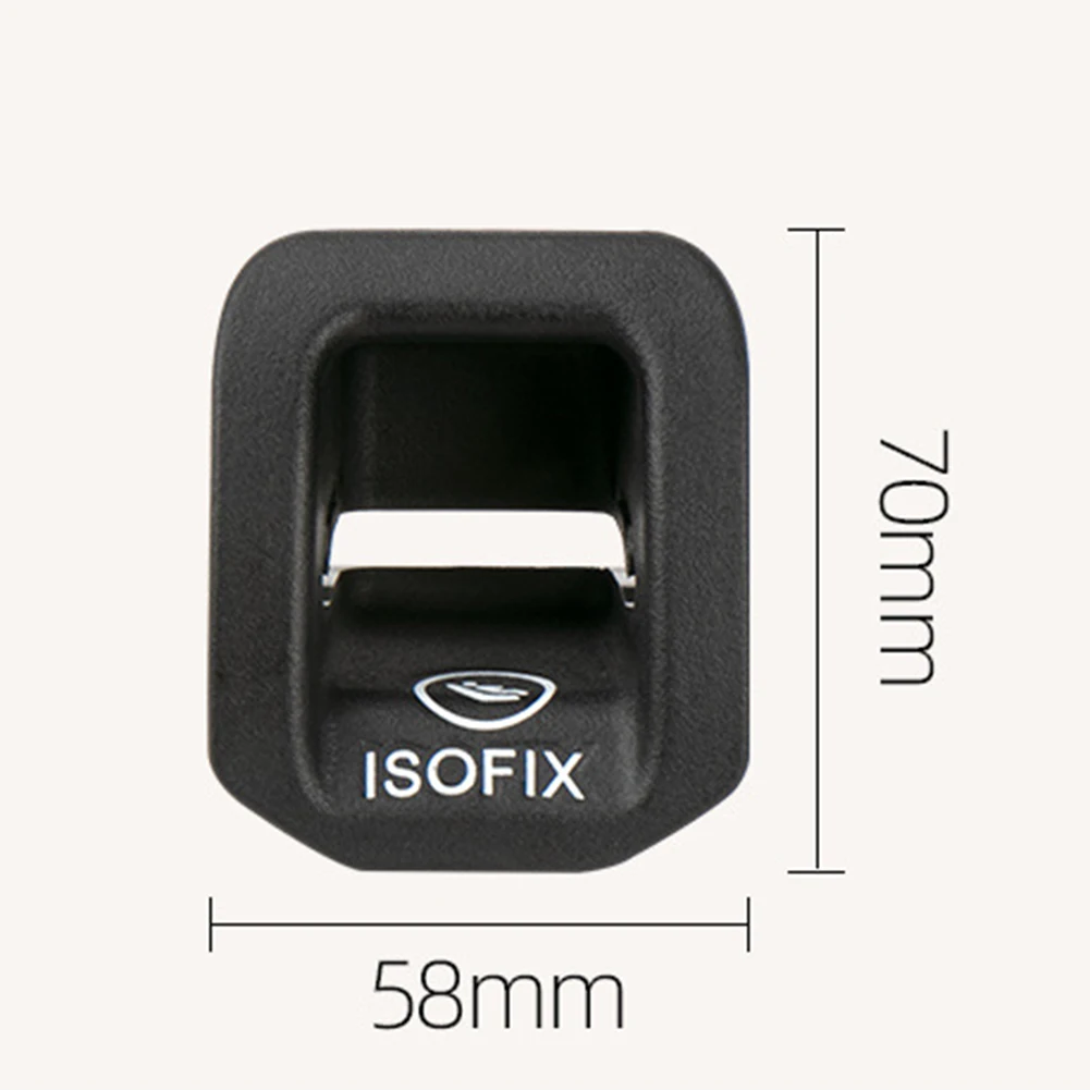

High Reliability Parts Accessories Black Seat Buttons 2022 High Quality Hot Sale Practical ISOFIX Switch Cover