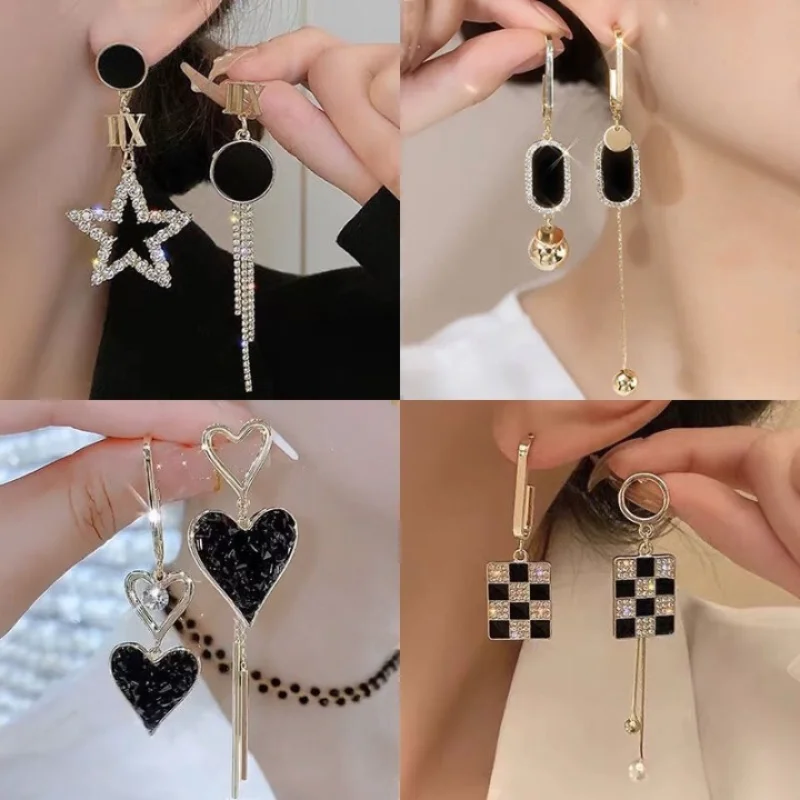 

Vintage Korean Fashion Earrings for Women Stainless Steel Jewelry Pendientes Goth Aesthetic Luxury Earings Mujer Boho Brincos