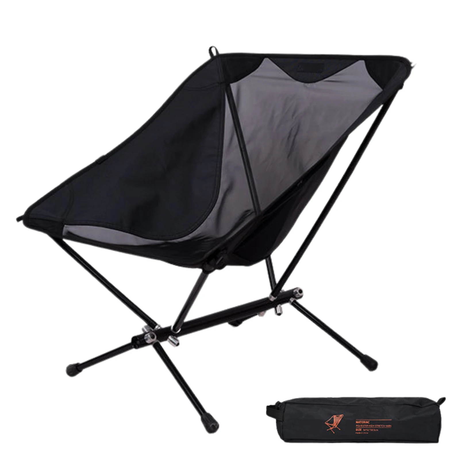 

Folding Camping Chair Portable Compact Chair For Outdoor Lightweight Backpacking Chairs With Side Pocket Chairs For Outdoor